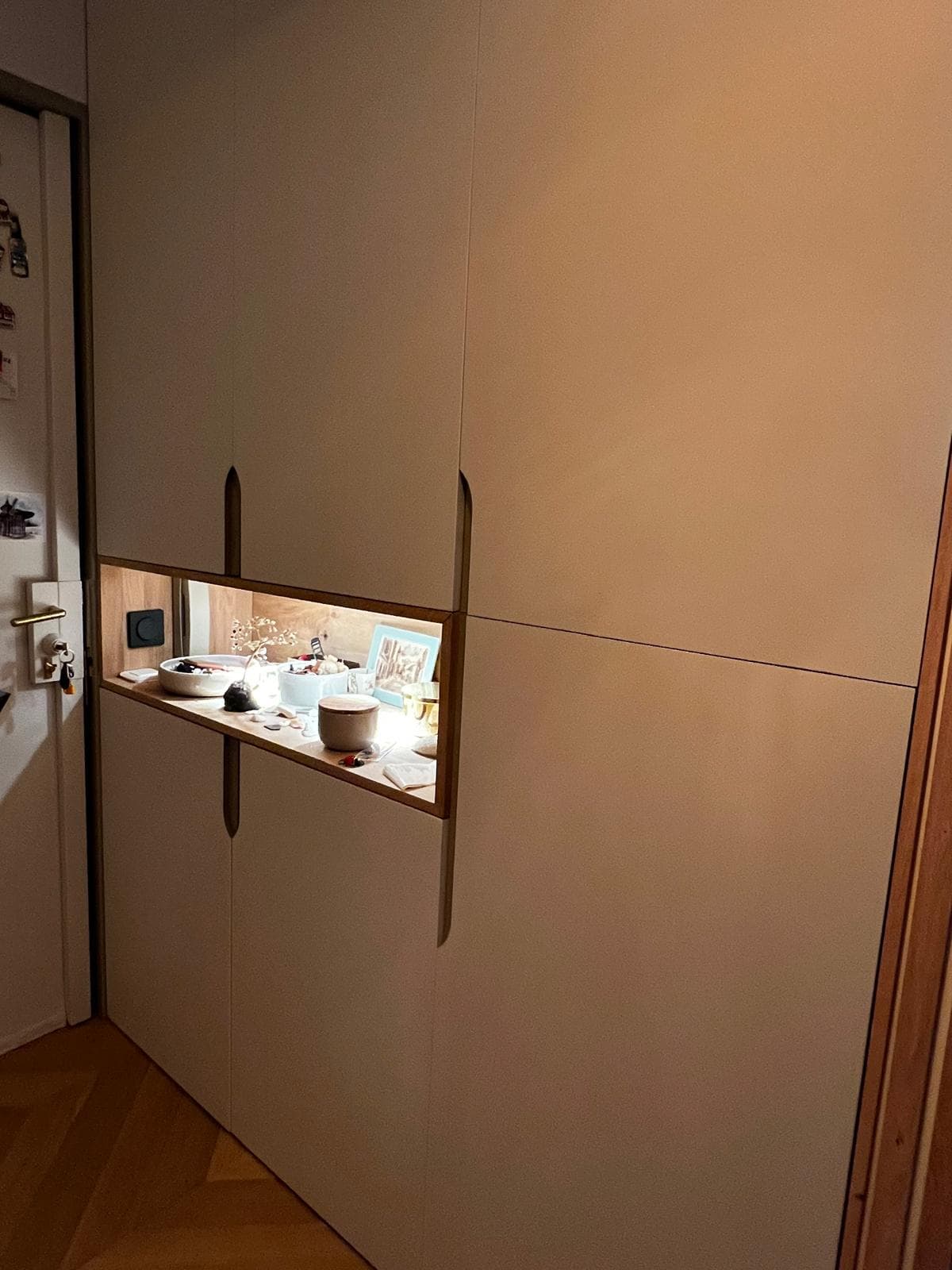 Entrée avec rangements intégrés - Paris 11