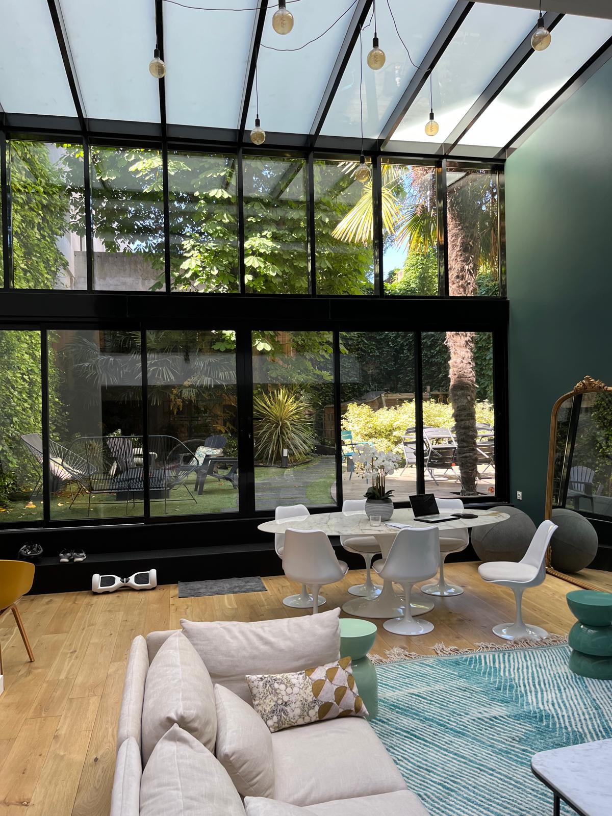 Rénovation maison Asnières-sur-Seine - Extension véranda vitrée