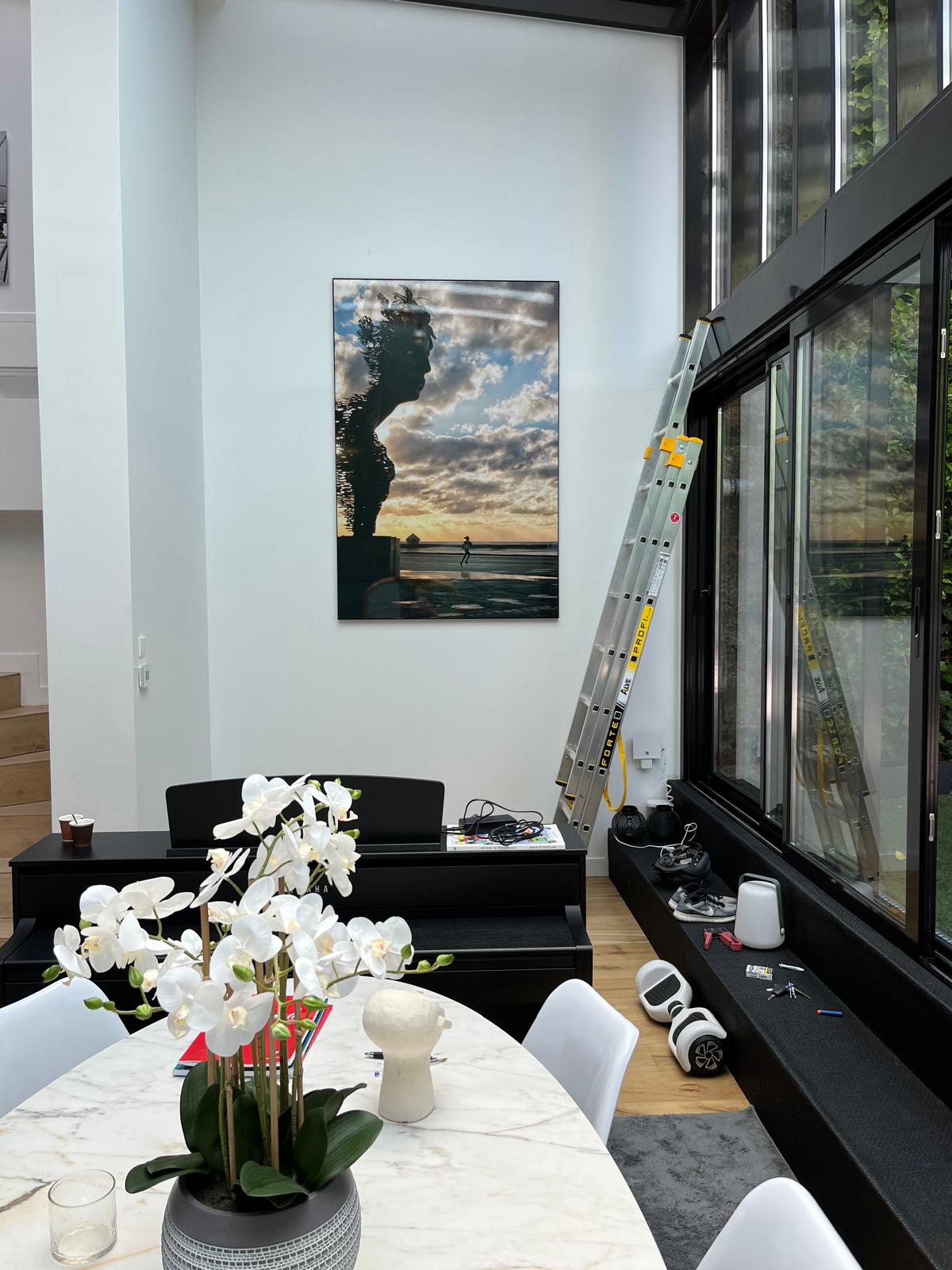 Rénovation maison de ville - Espace vie contemporain