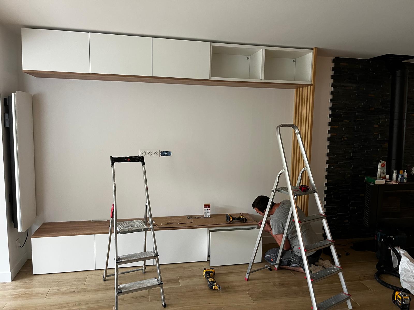 Travaux rénovation intérieure maison - Chantier en cours