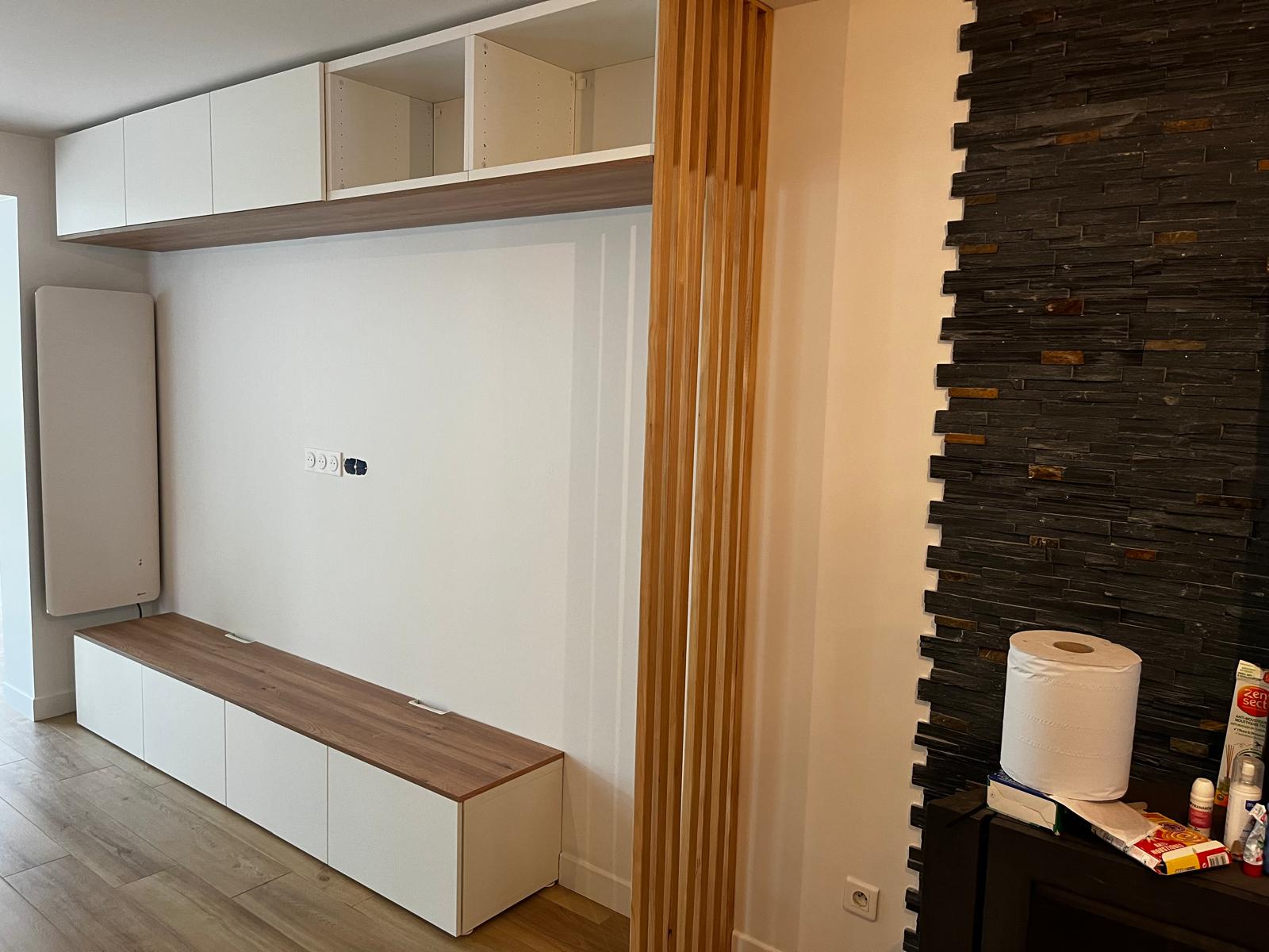 Entreprise rénovation intérieure - Meuble TV sur mesure